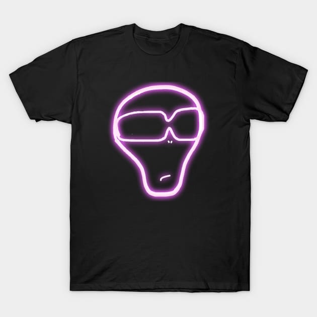 Neon Alien d00d T-Shirt by d00ditsjeremy’s shop